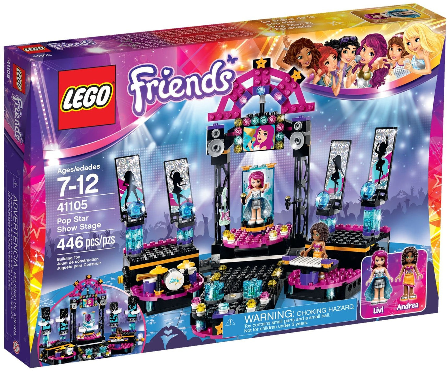 LEGO 41105 Friends Pop Star Show Stage- Auzzi Store