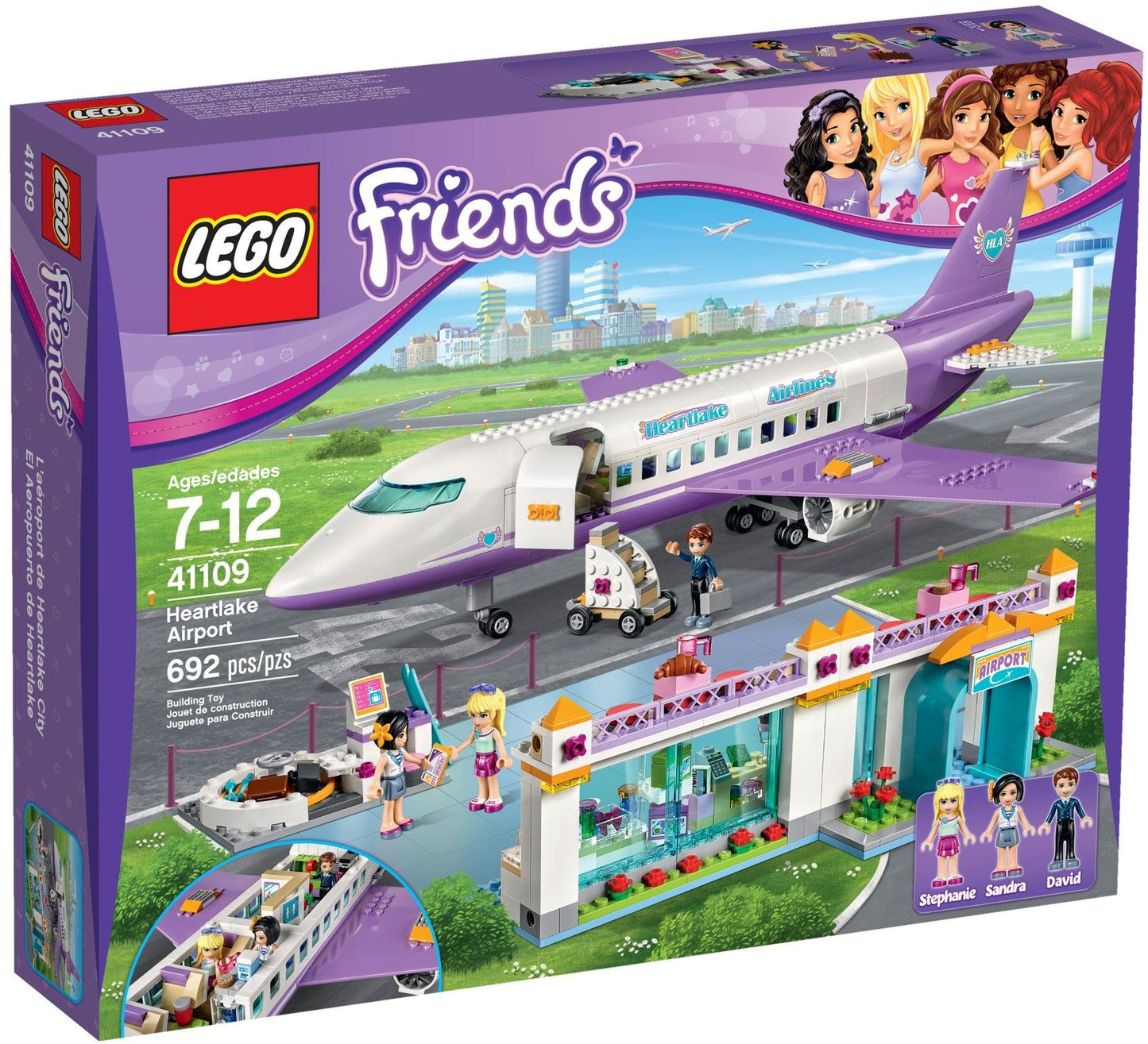 LEGO 41109 Heartlake City Airport Playset with Airplane