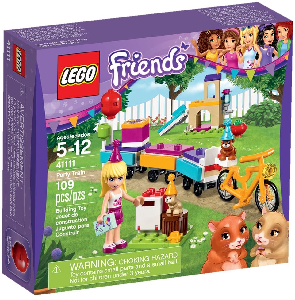 LEGO 41111 Party Train: Hamsters Birthday Ride with Stephanie - SuperSaverAU - view 1