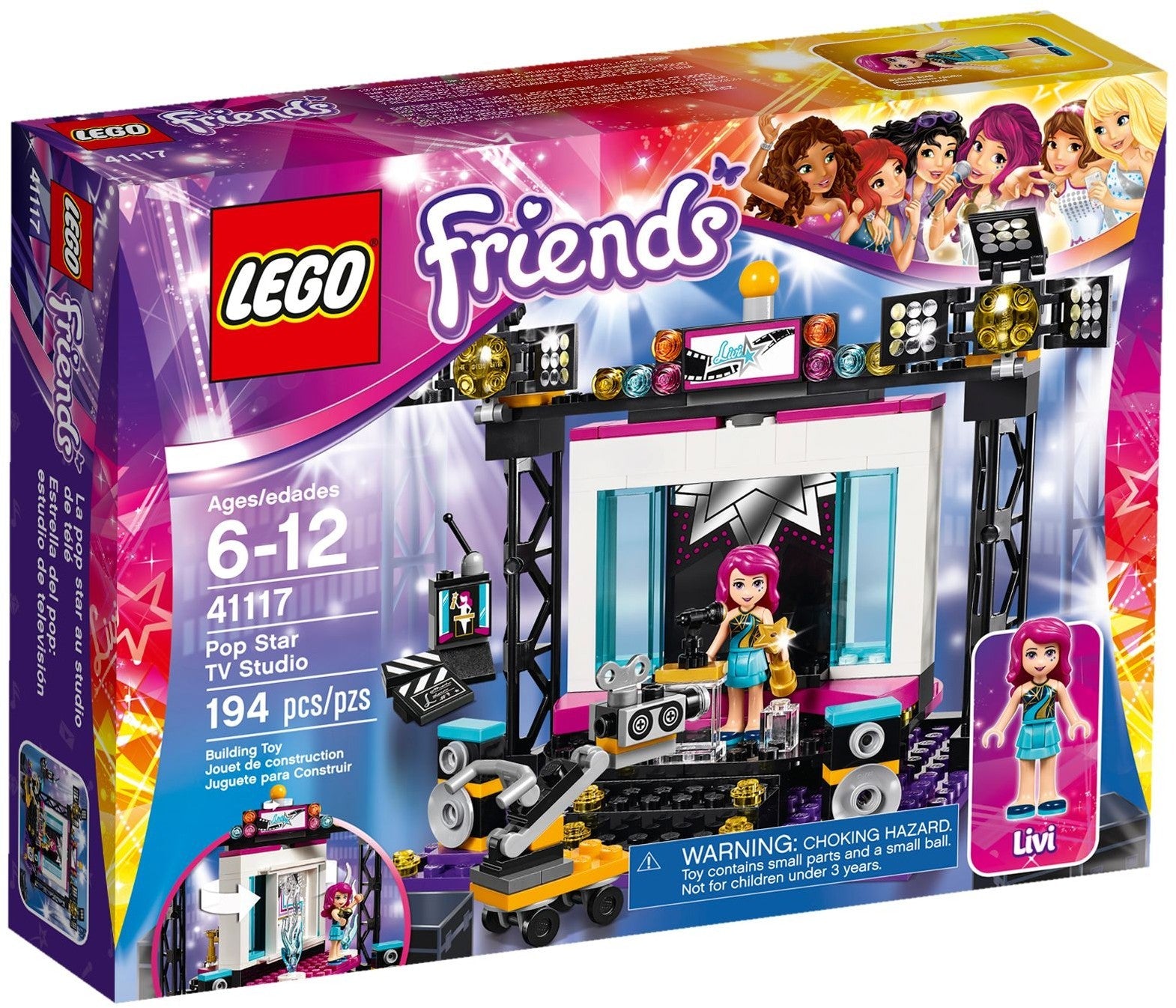 LEGO 41117 Friends Series Pop Star TV Studio- Auzzi Store