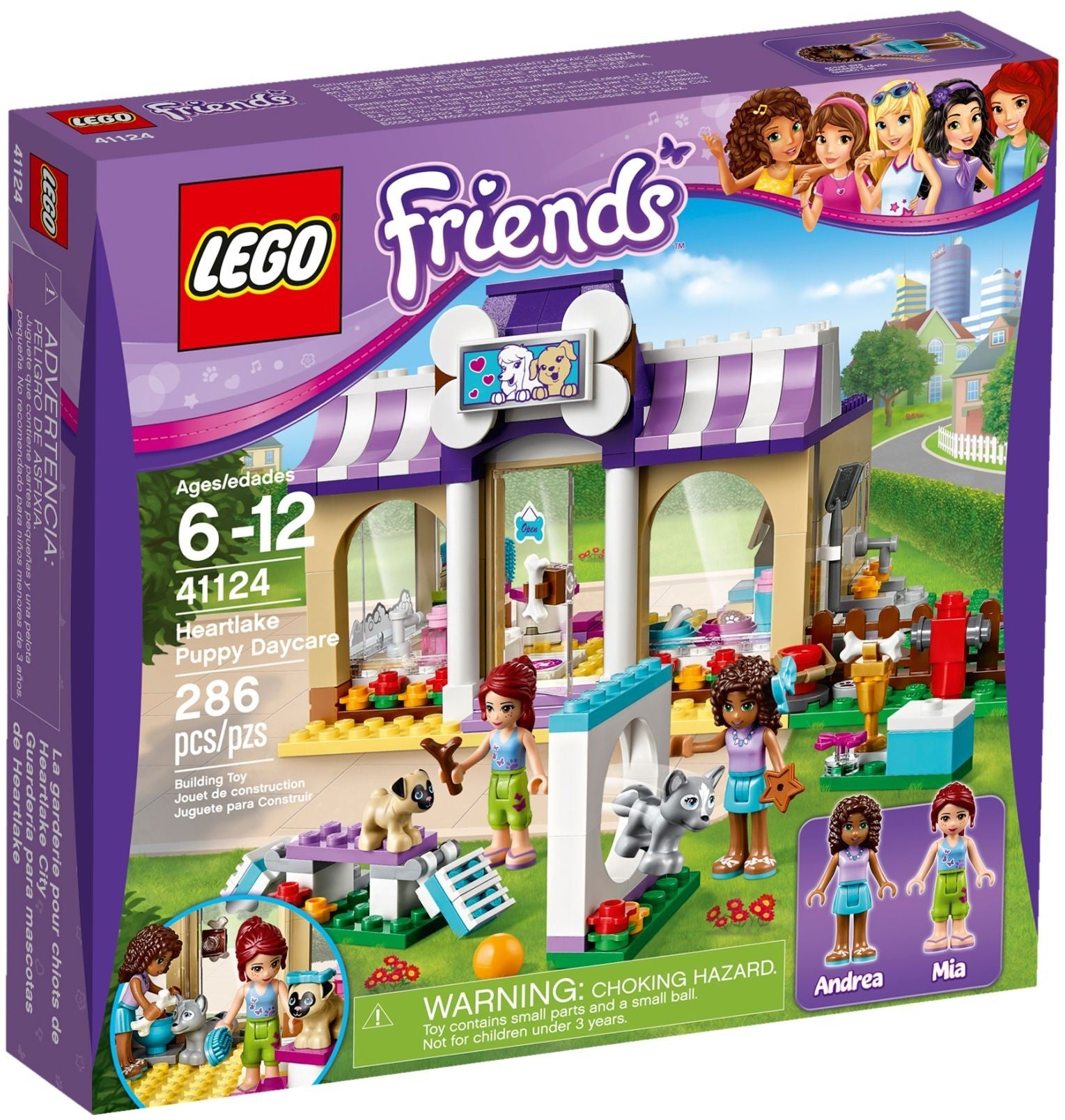 LEGO Friends Series 41124 Heartlake Puppy Daycare- Auzzi Store
