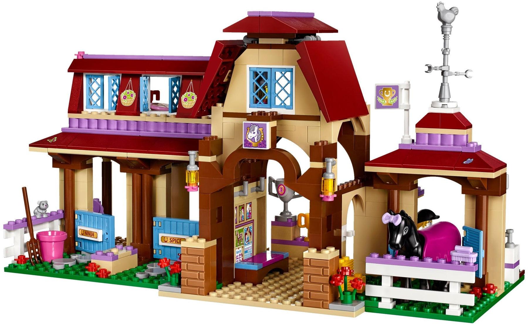 LEGO 41126 Heartlake Riding Club Horse Stable Playset - SuperSaverAU - view 4
