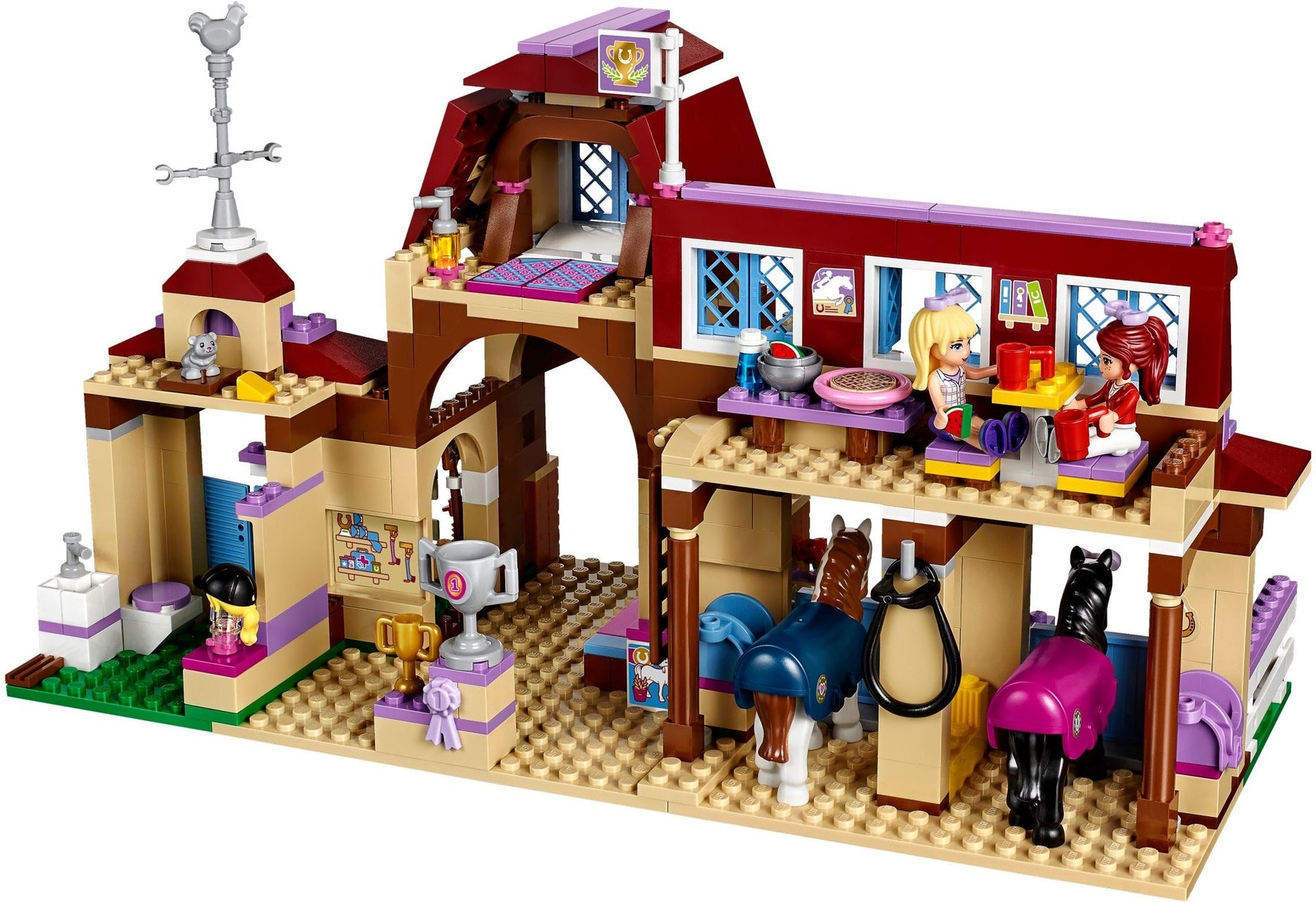 LEGO 41126 Heartlake Riding Club Horse Stable Playset - SuperSaverAU - view 5