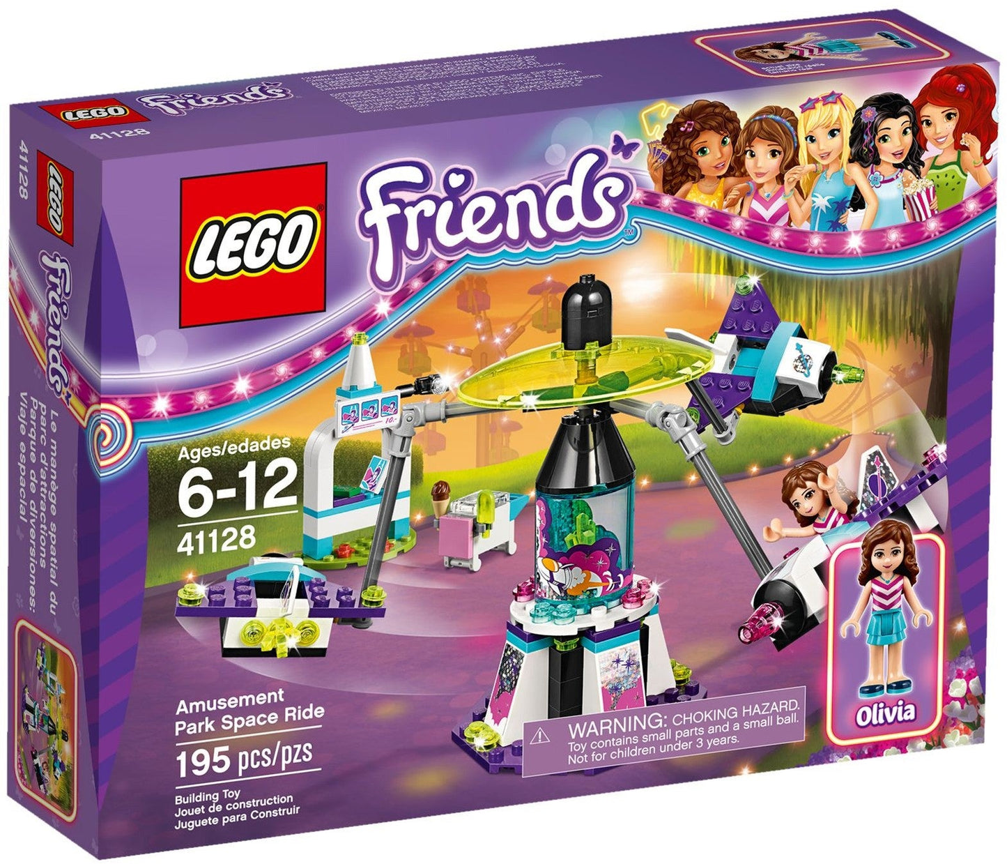 LEGO 41128 Friends Amusement Park Space Ride- Auzzi Store