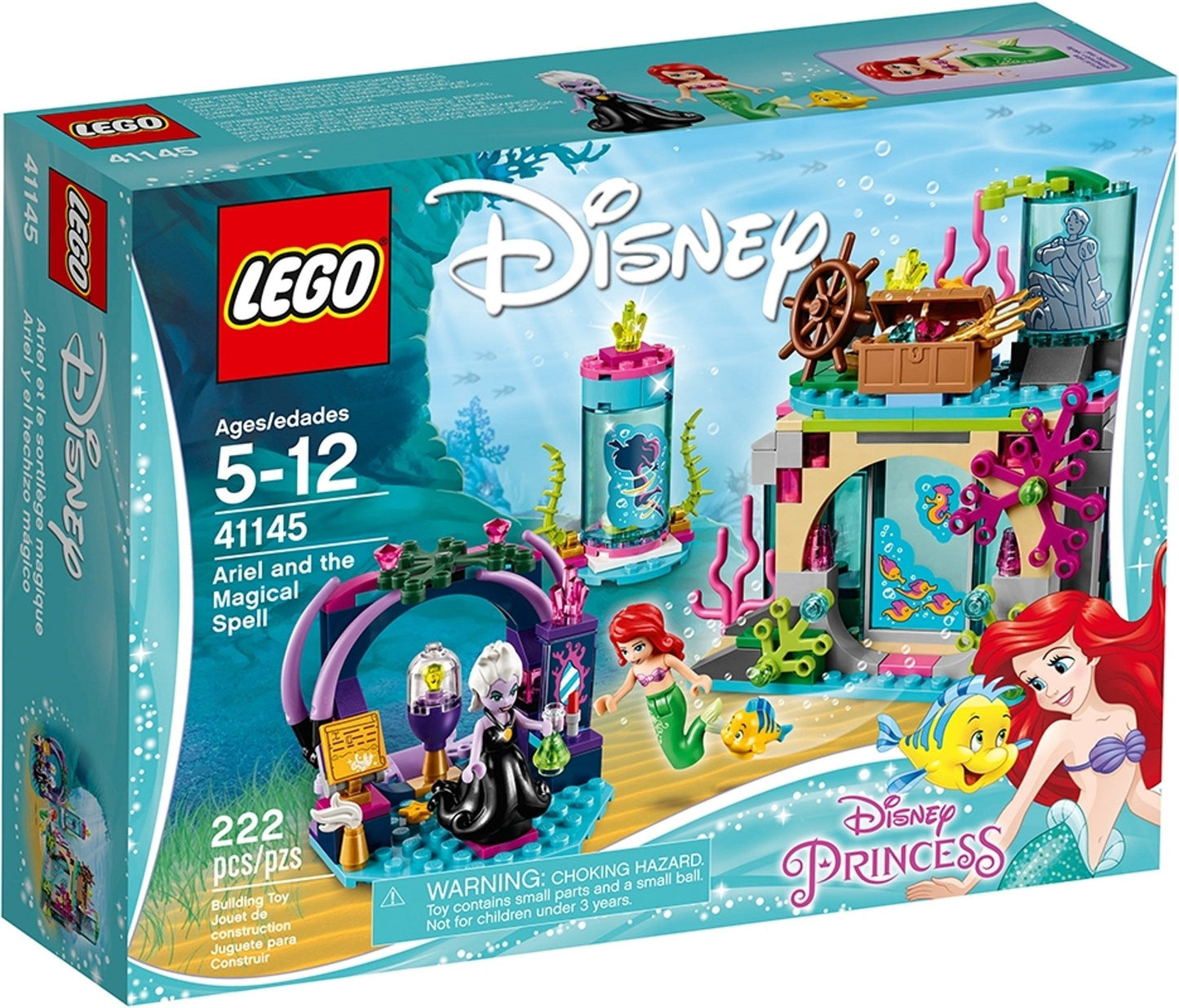 LEGO 41145 Ariel’s Magical Cave Transformation with Ursula & Flounder