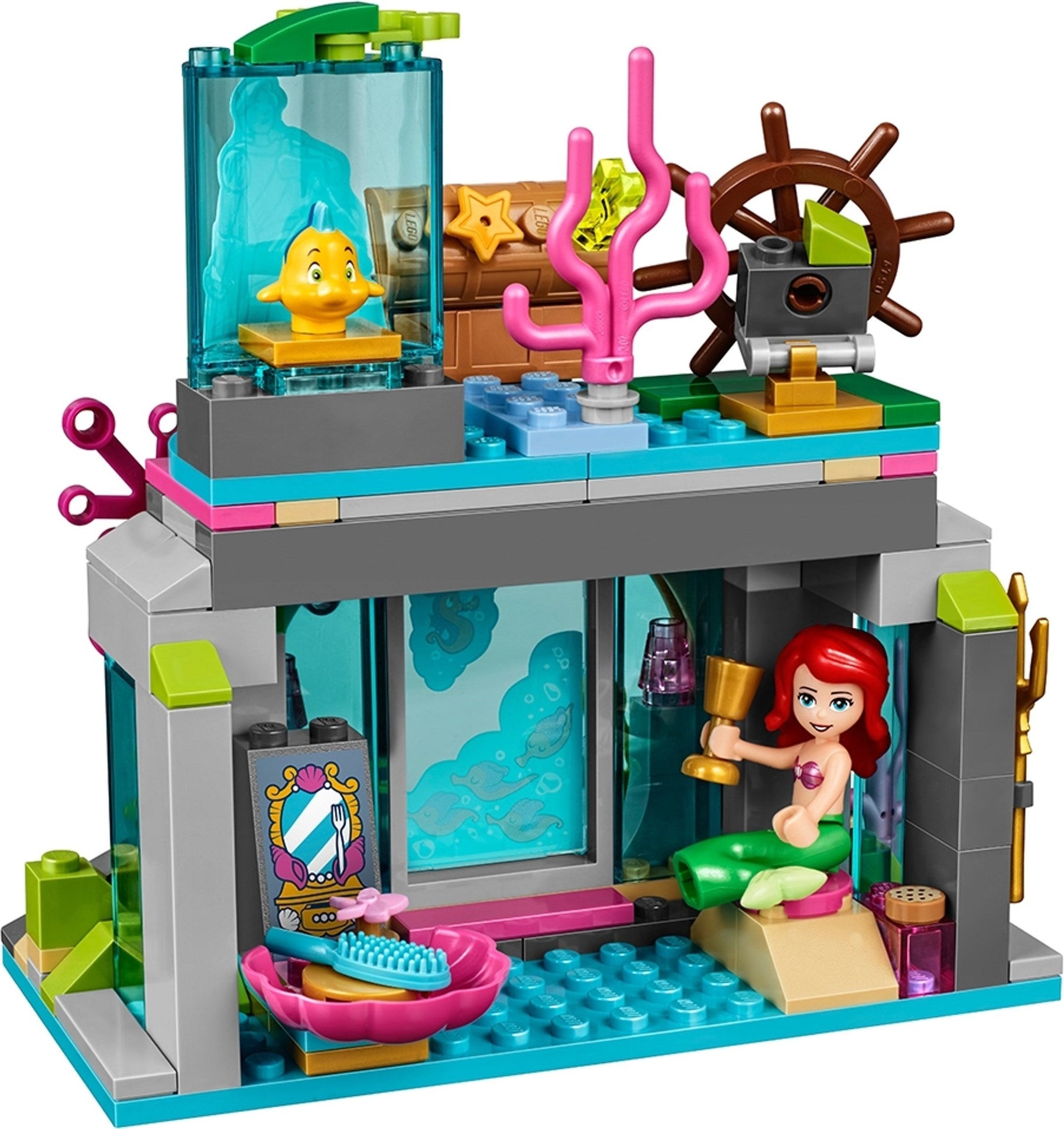 LEGO 41145 Ariel’s Magical Cave Transformation with Ursula & Flounder - SuperSaverAU - view 2