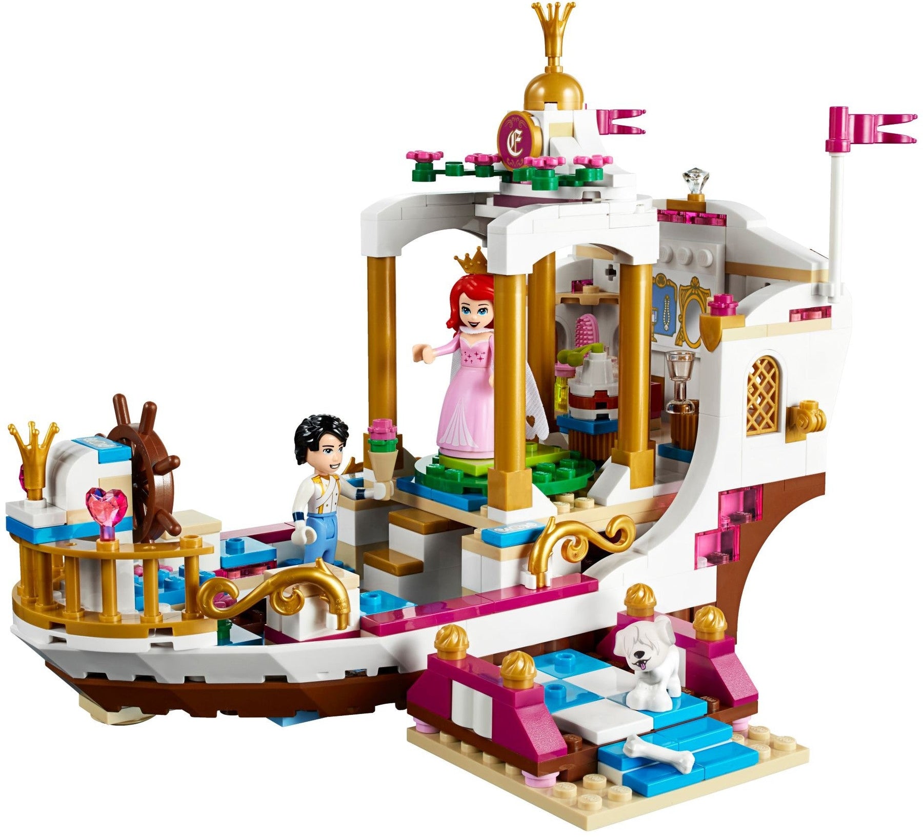 LEGO 41153 Ariel's Royal Celebration Boat - Disney Princess Wedding Ship - SuperSaverAU - view 3