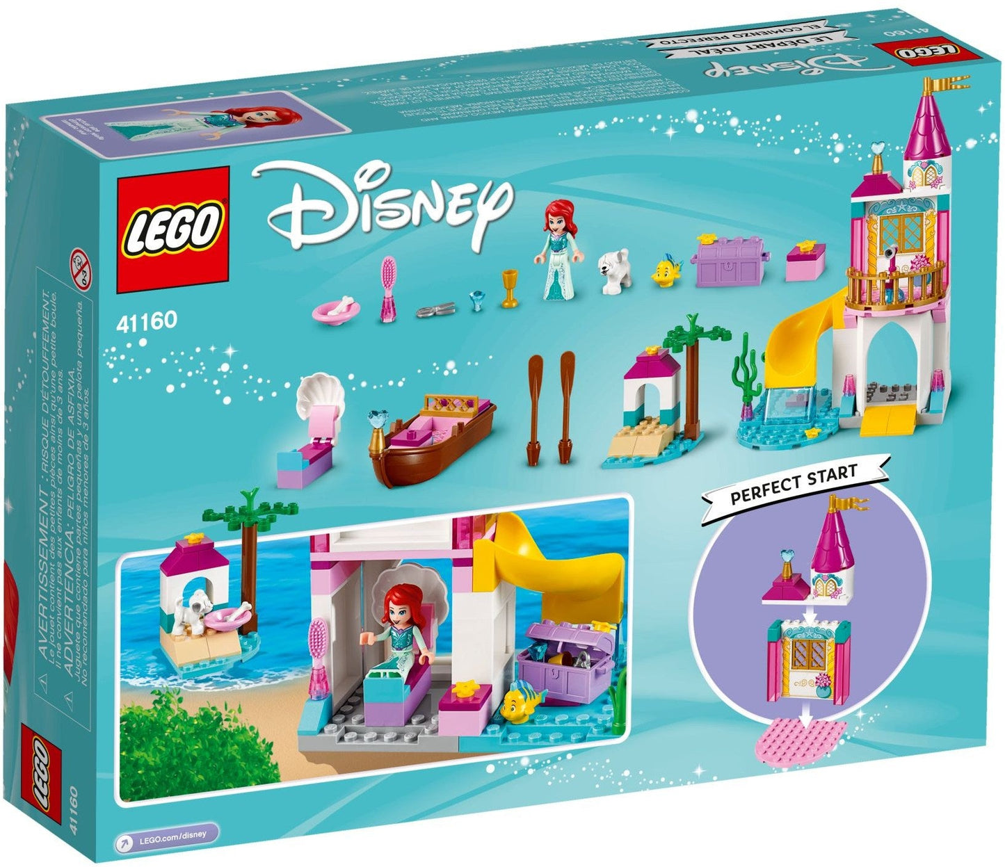 LEGO 41160 Ariel's Seaside Castle: Disney Princess Building Toy