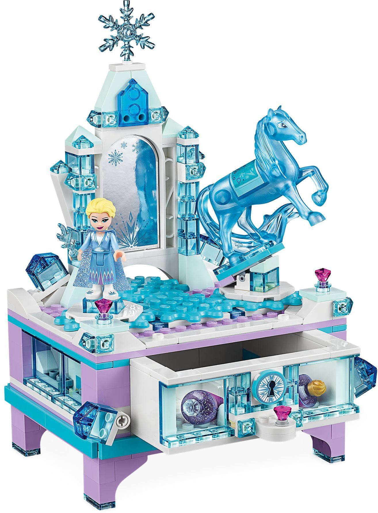 LEGO 41168 Frozen II Elsa's Jewelry Box with Elsa & Nokk - SuperSaverAU - view 3