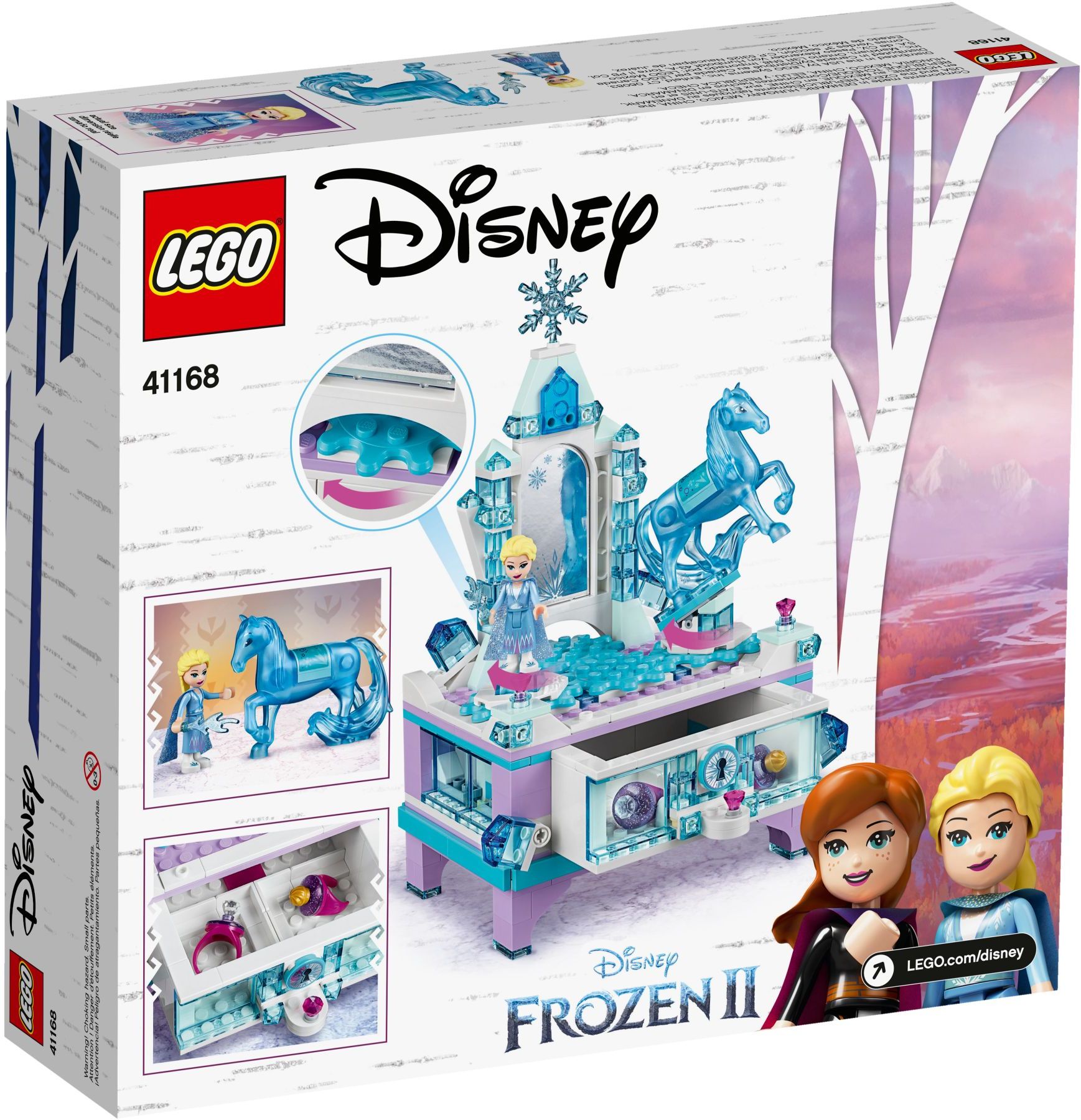 LEGO 41168 Frozen II Elsa's Jewelry Box with Elsa & Nokk - SuperSaverAU - view 4