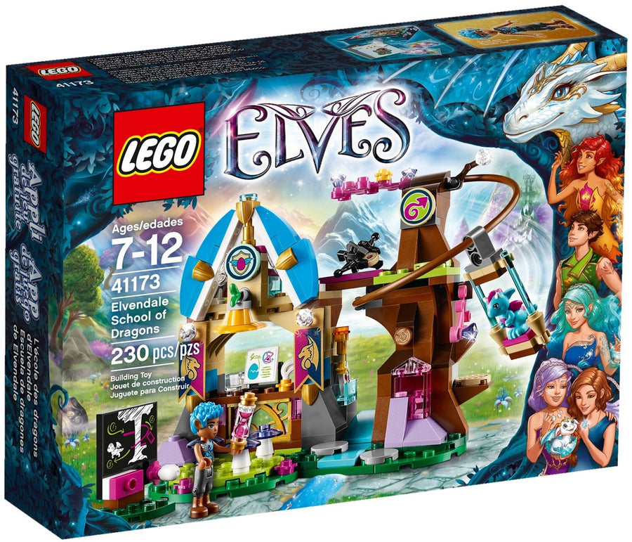 LEGO 41173 Elvendale Dragon School Playset with Baby Dragon - SuperSaverAU - view 1