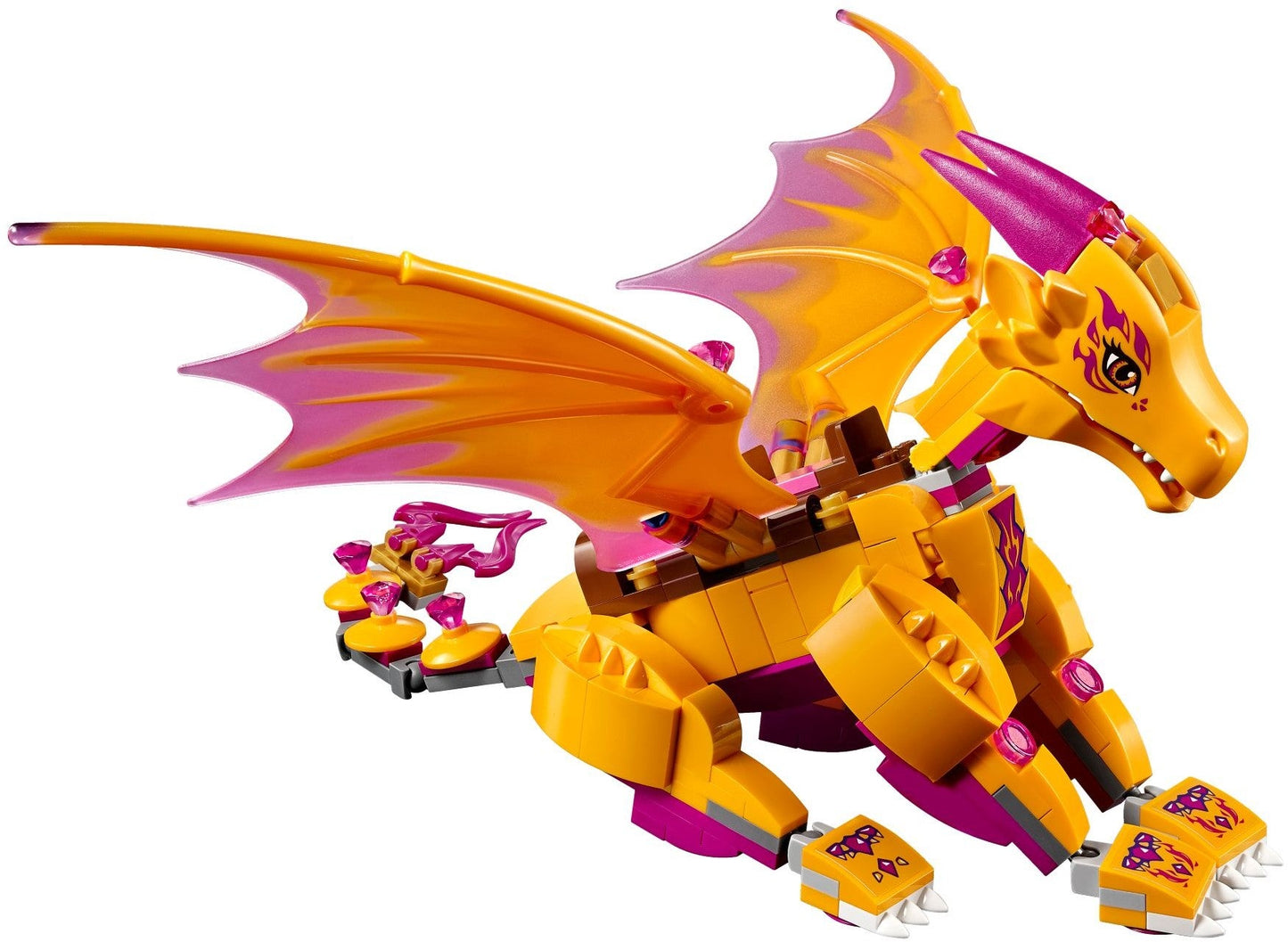 LEGO 41175 Fire Dragon's Lava Cave Playset with Zonya Dragon