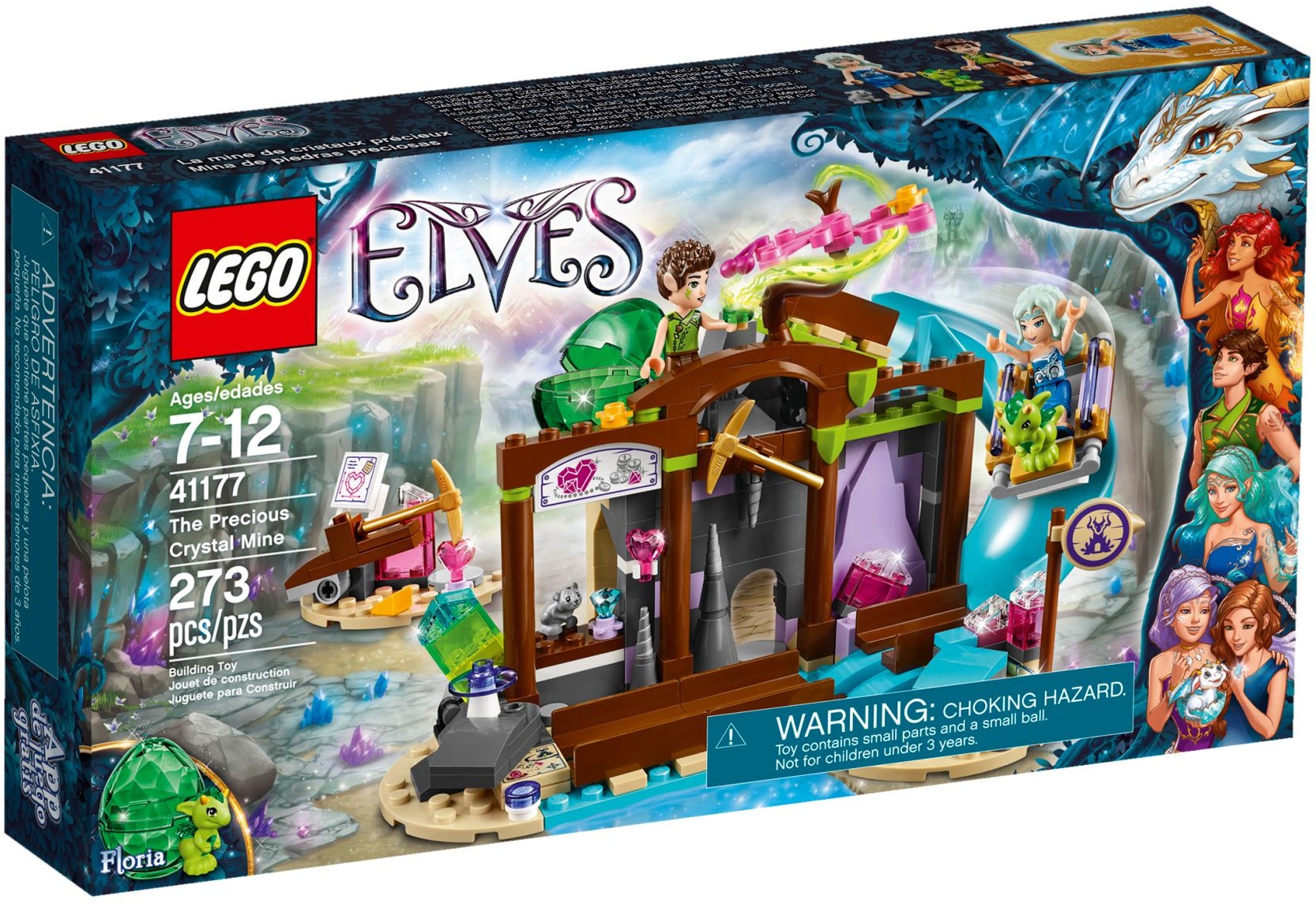 LEGO 41177 Elves Precious Crystal Mine Playset with Baby Dragon - SuperSaverAU - view 1
