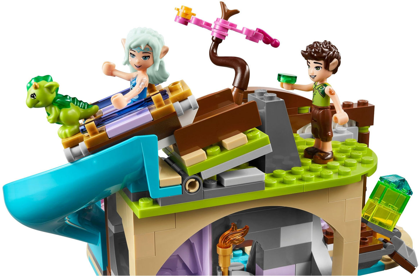 LEGO 41177 Elves Precious Crystal Mine Playset with Baby Dragon