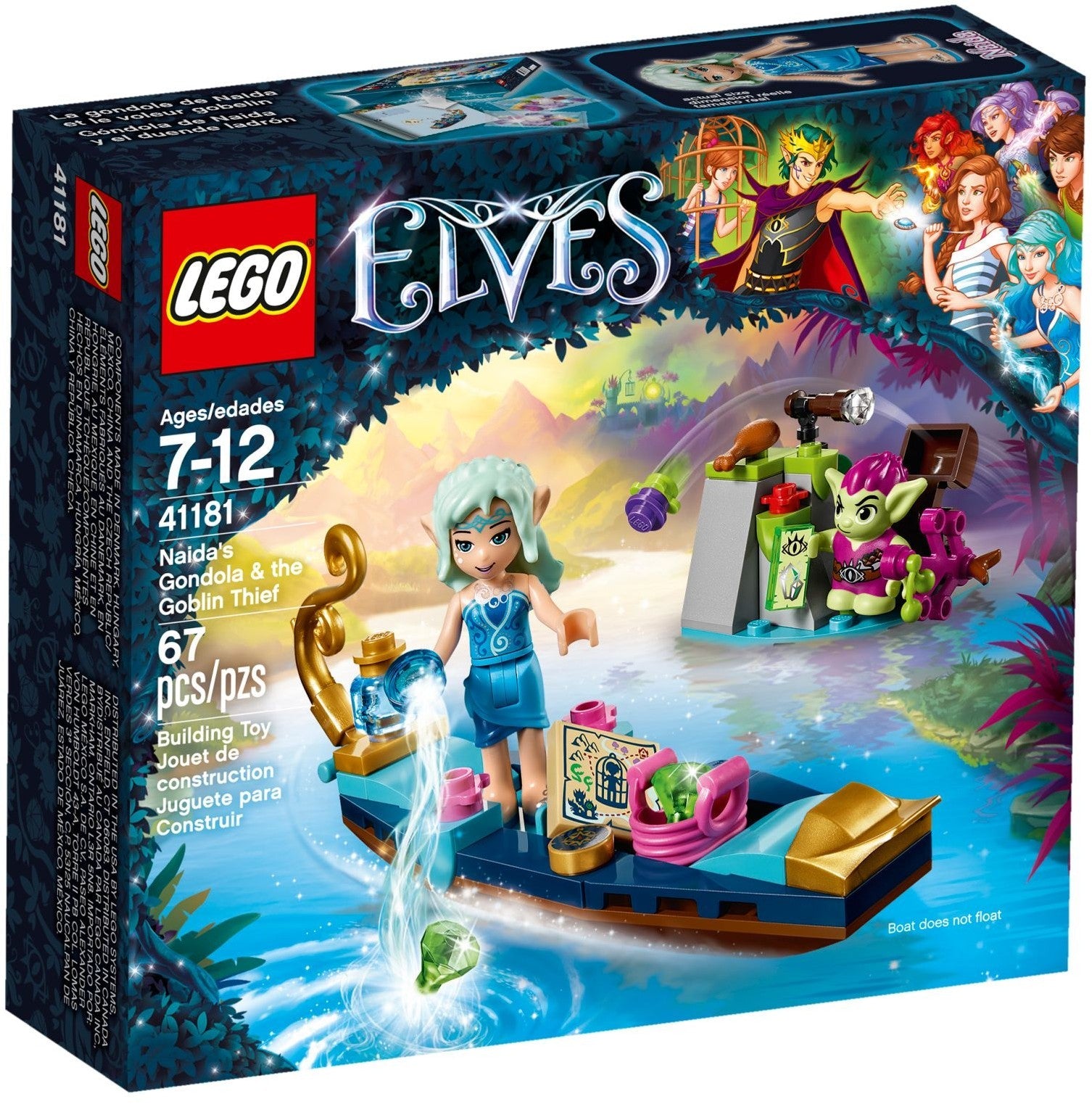 LEGO 41181 Naida's Gondola & Goblin Thief - SuperSaverAU - view 1