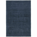 Rug Culture Bliss Hand Loomed Extra Large Rug 400x300 - Denim Blue Viscose - BLSDENIM400X300