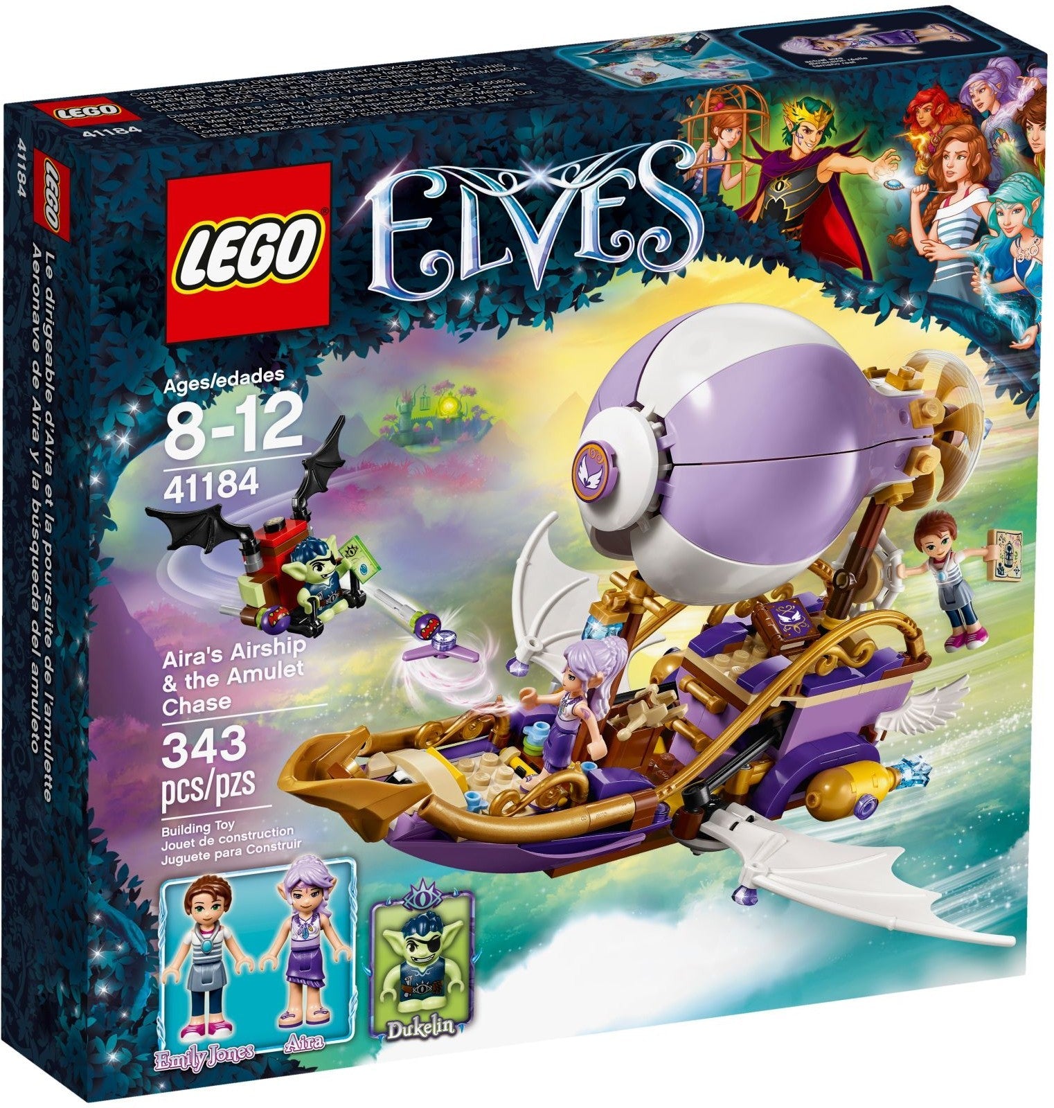 LEGO 41184 Aira's Airship Elvendale Goblin Chase - SuperSaverAU - view 1