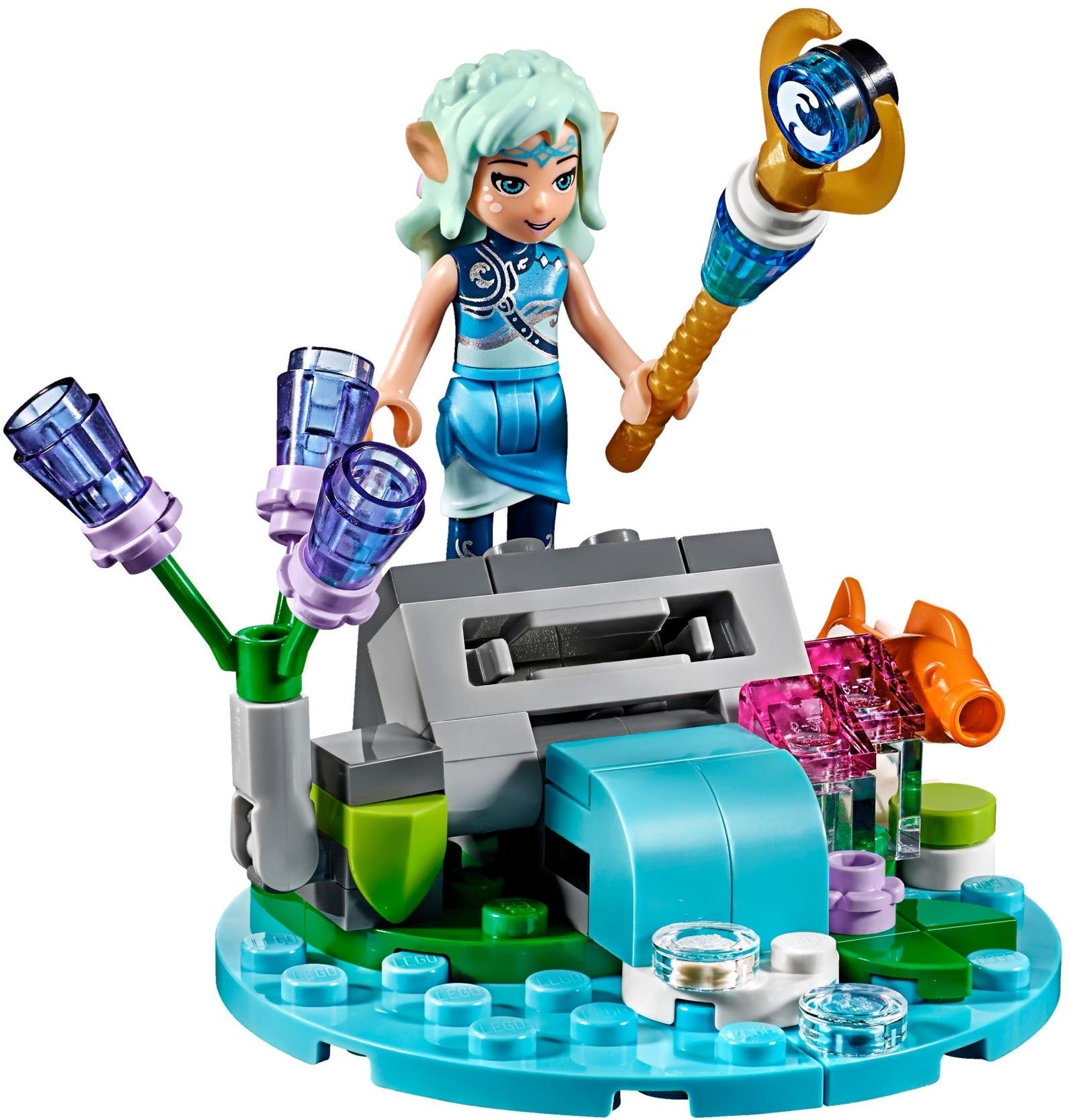 LEGO 41191 Naida & the Water Turtle Ambush Elves Set - SuperSaverAU - view 4
