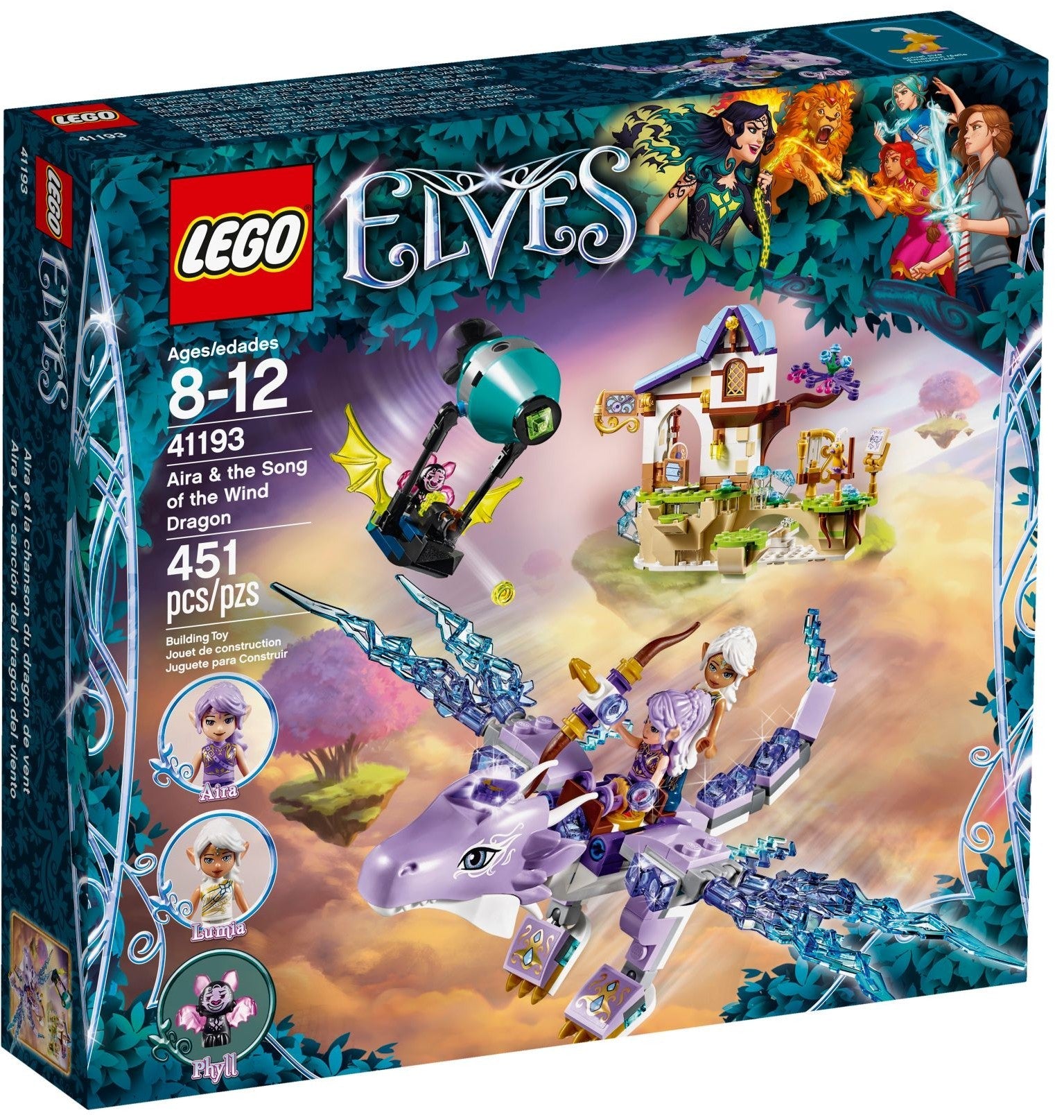 LEGO 41193 Aira & the Wind Dragon Elves Set - SuperSaverAU - view 1