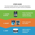 White Knight Ultra Pave Concrete Paint - 1L Accent - Quick Dry - Satin Finish - SuperSaverAU - view 3