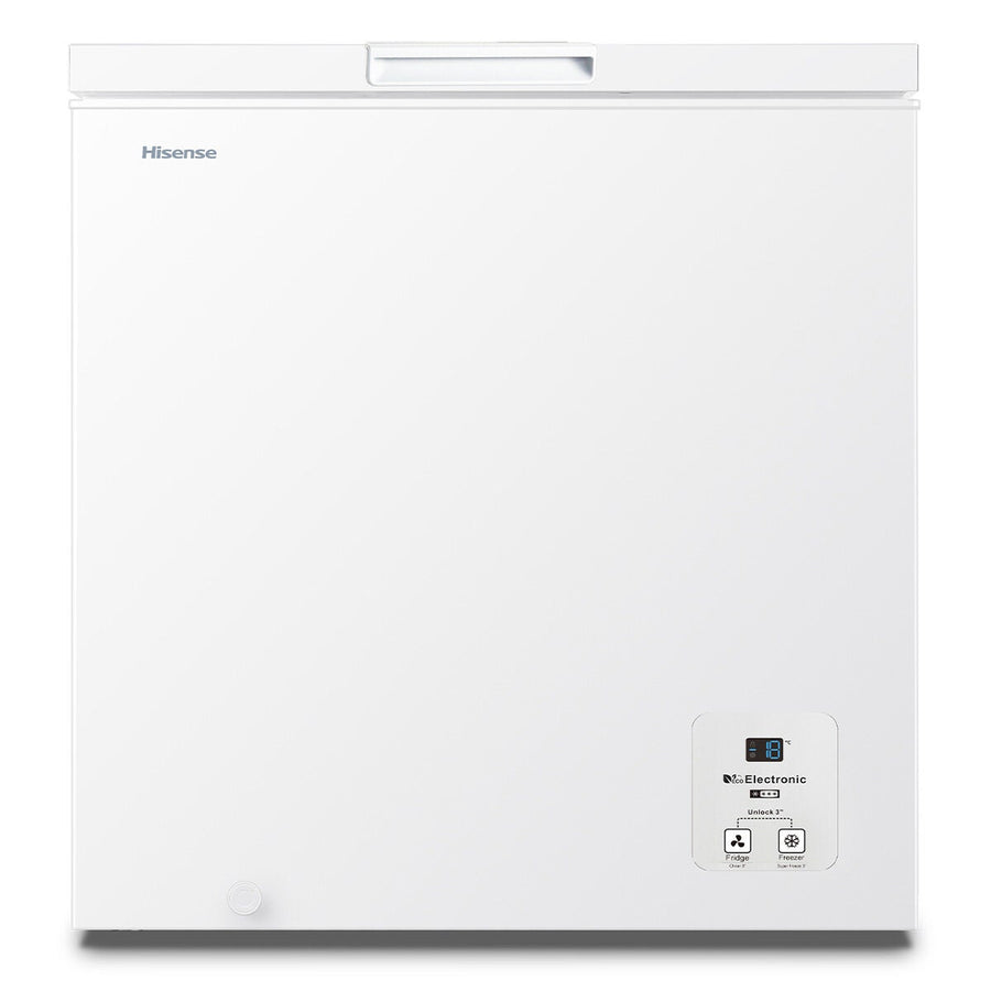 Hisense 200L Hybrid Chest Freezer - White, 5.5 Star Energy Rating, Electronic Control - HRCF201