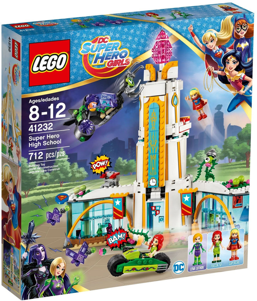 LEGO 41232 Super Hero High School Playset with Supergirl & Poison Ivy - SuperSaverAU - view 1
