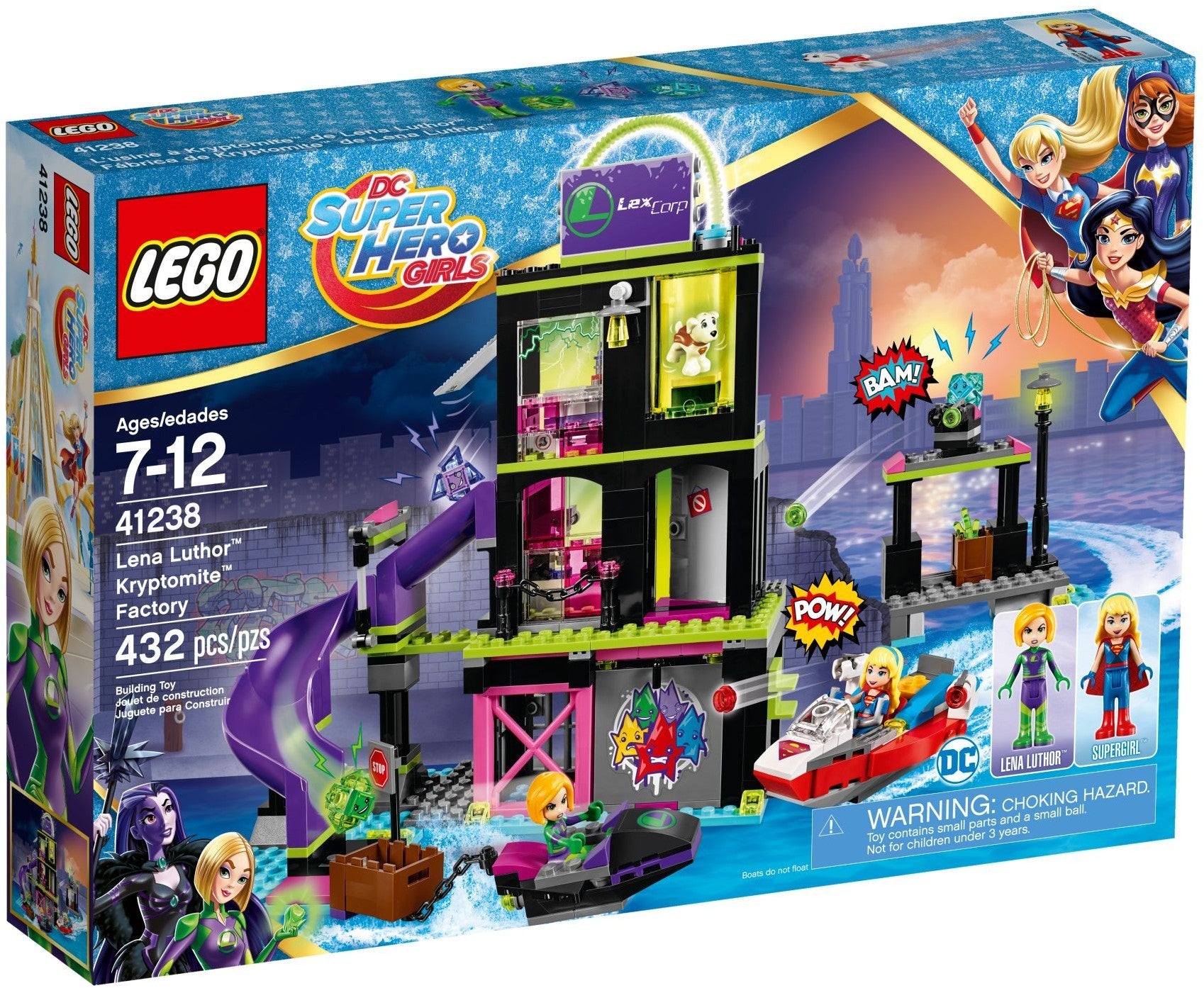 LEGO 41238 Lena Luthor Kryptomite Factory Supergirl DC Superhero Girls - SuperSaverAU - view 1