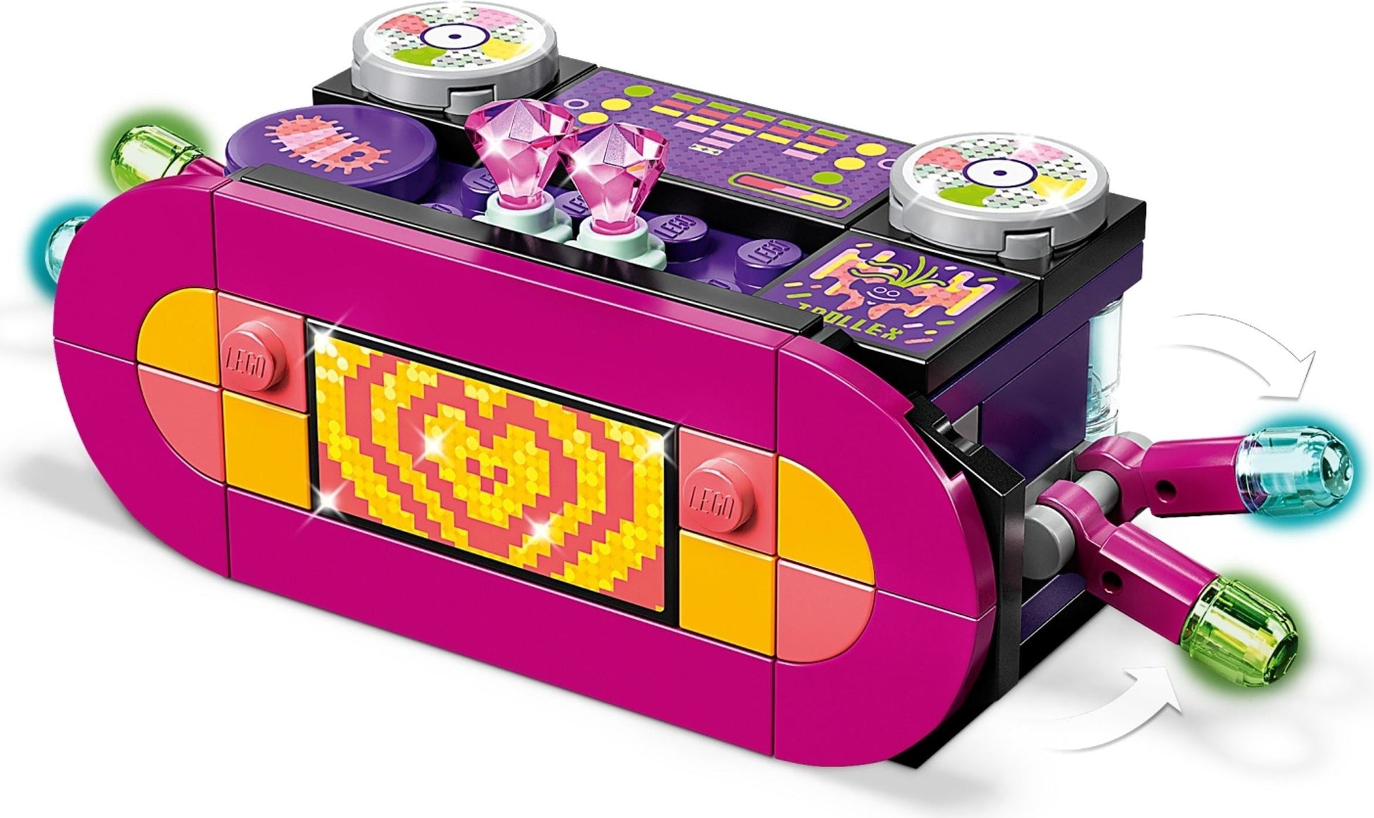 LEGO Trolls World Tour Techno Reef Dance Party 41250 Building Kit Awesome Trolls- Auzzi Store