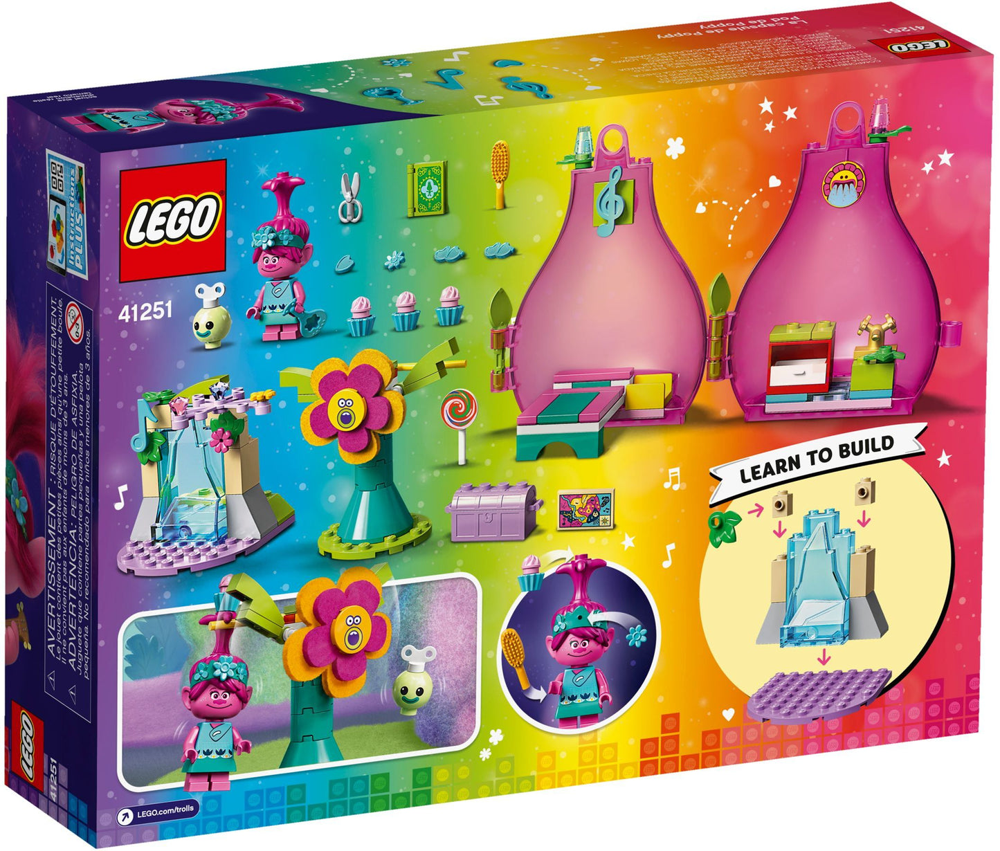LEGO 41251 Poppy's Pod | Trolls World Tour Playset