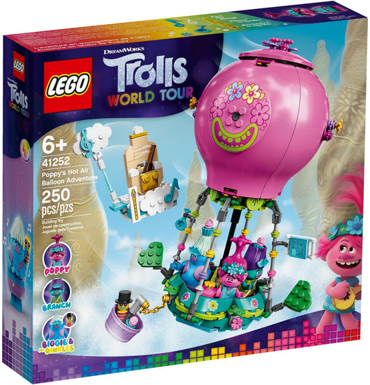 LEGO 41252 Trolls Poppy's Hot Air Balloon Adventure Toy