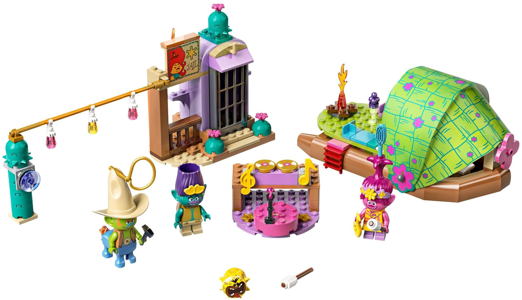 LEGO Trolls World Tour Lonesome Flats Raft Adventure 41253 Kids Building Kit- Auzzi Store