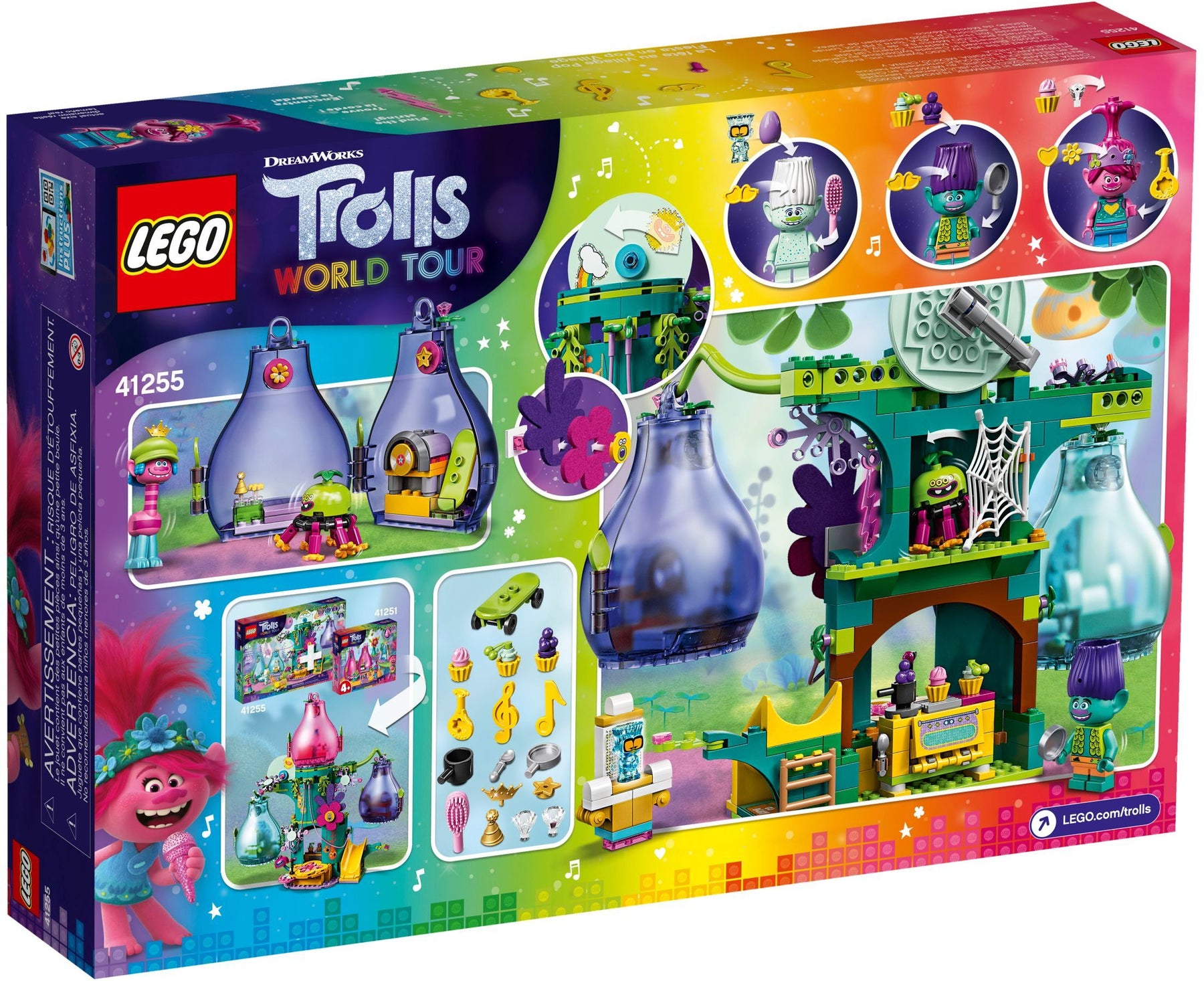LEGO 41255 Trolls World Tour Pop Village Celebration - SuperSaverAU - view 5