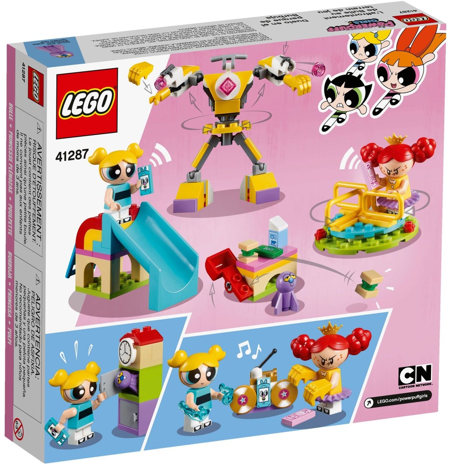 LEGO 41287 Powerpuff Girls Bubbles Playground Showdown