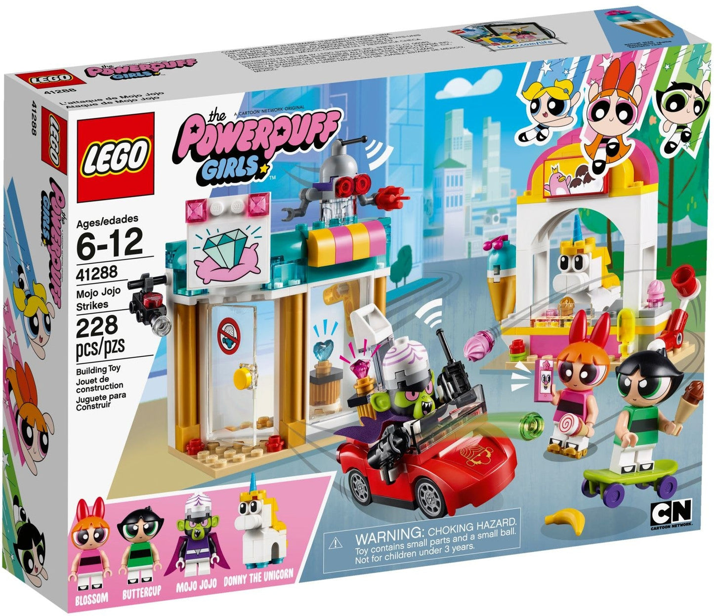 LEGO 41288 Powerpuff Girls Mojo Jojo Strikes Set