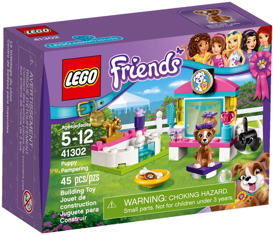 LEGO 41302 Puppy Pampering Playset: Dog Grooming Kit & Bath - SuperSaverAU - view 1