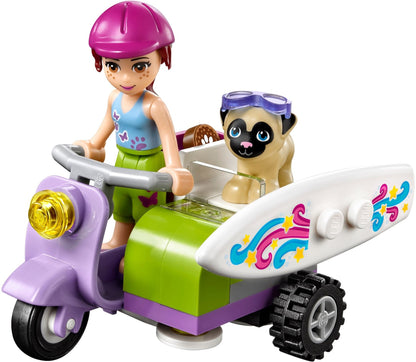 LEGO 41306 Mia's Beach Scooter with Sidecar & Pug