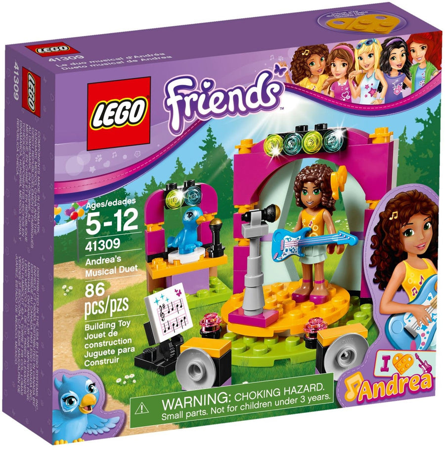 LEGO 41309 Andrea’s Musical Duet Playset with Parrot Figure - SuperSaverAU - view 1