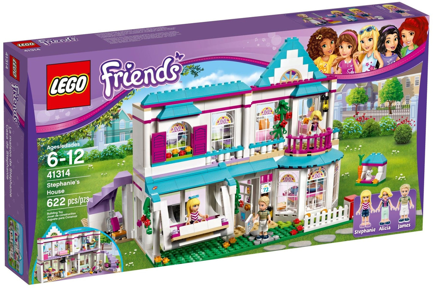 LEGO 41314 Stephanie's House: Modular Home with Family & Accessories