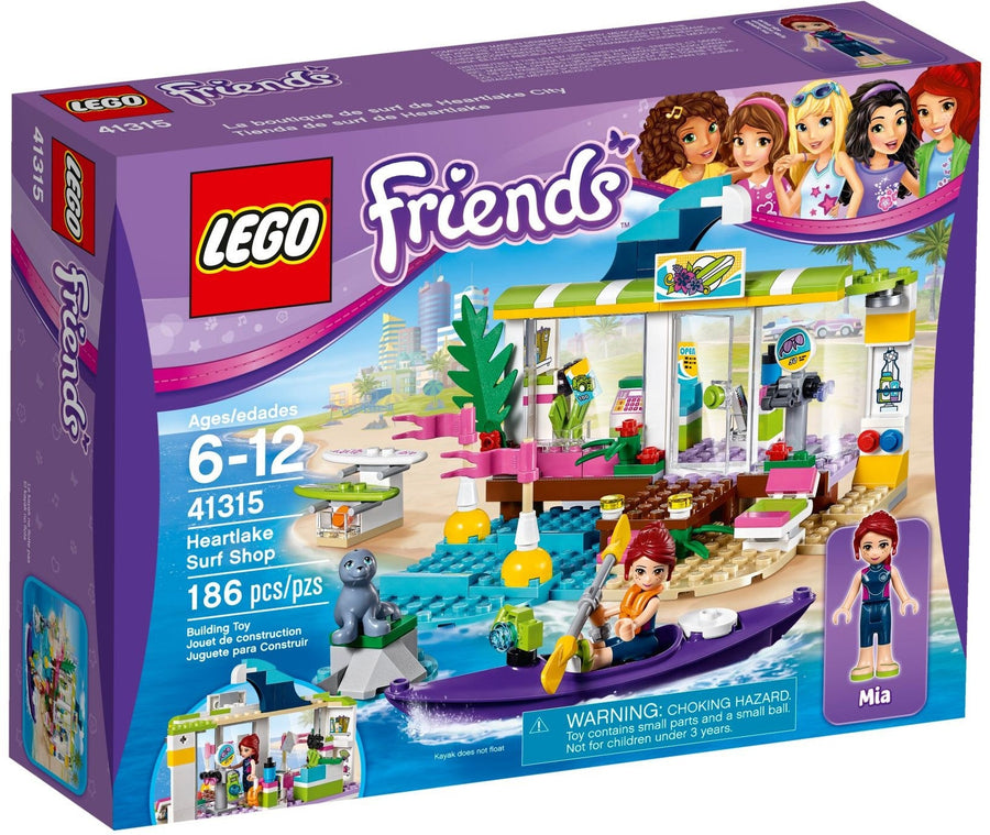 LEGO 41315 Heartlake City Surf Shop with Mia & Seal - SuperSaverAU - view 1