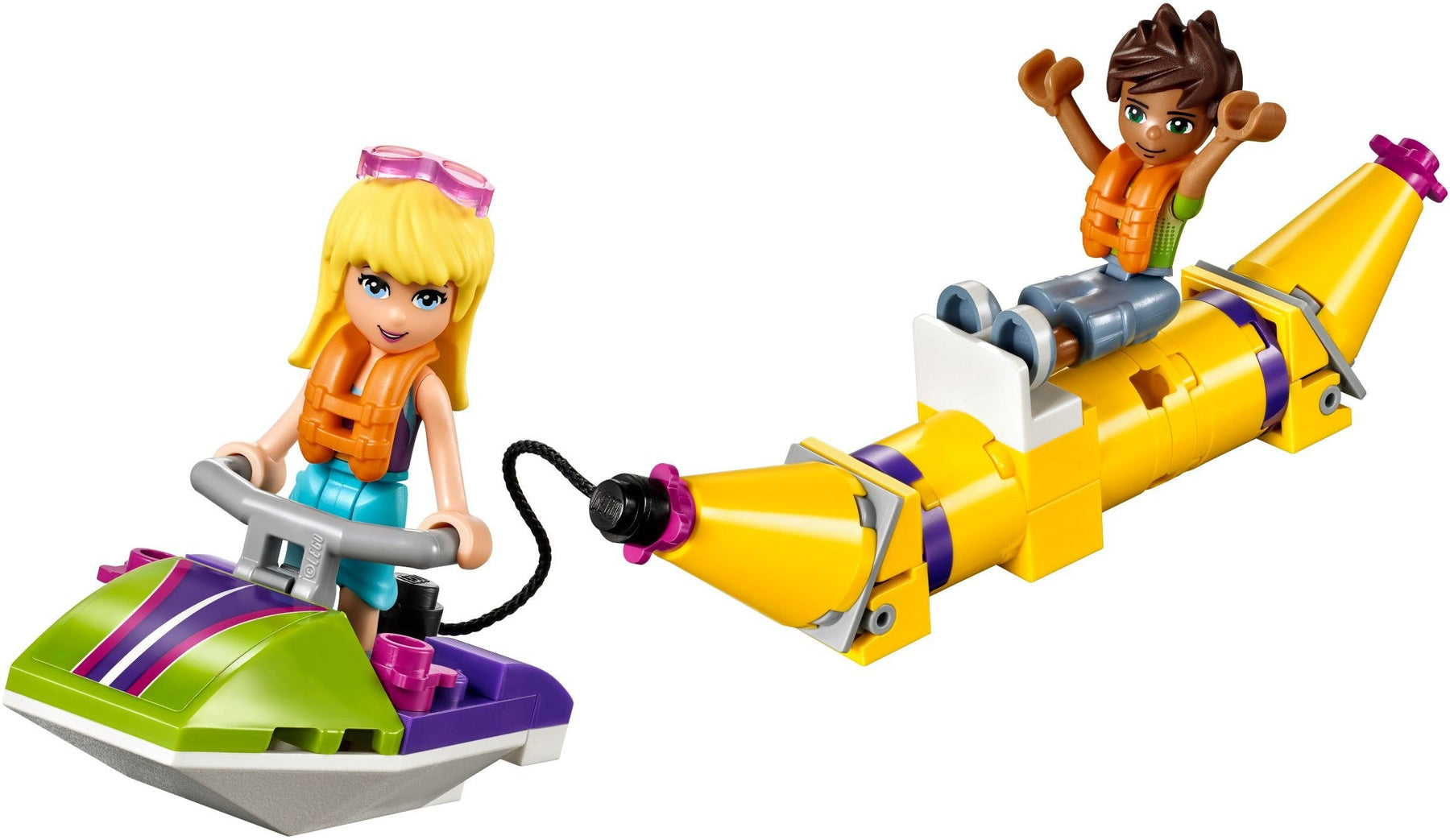 LEGO 41317 Sunshine Catamaran: Cruise Ship Boat with Pool & Dolphins - SuperSaverAU - view 7