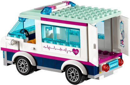 LEGO 41318 Heartlake Hospital: Doctor Playset with Ambulance & Helicopter