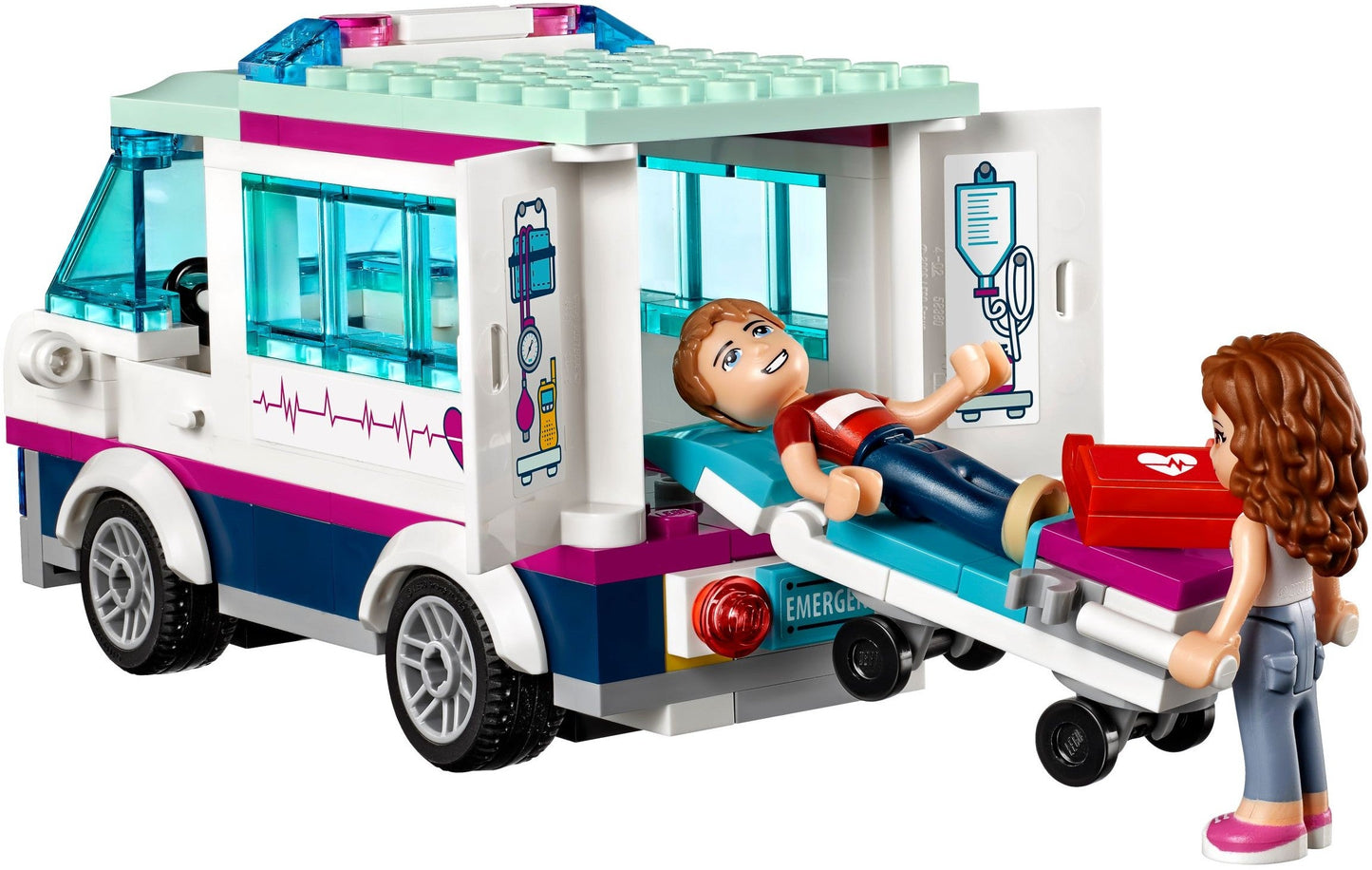 LEGO 41318 Heartlake Hospital: Doctor Playset with Ambulance & Helicopter