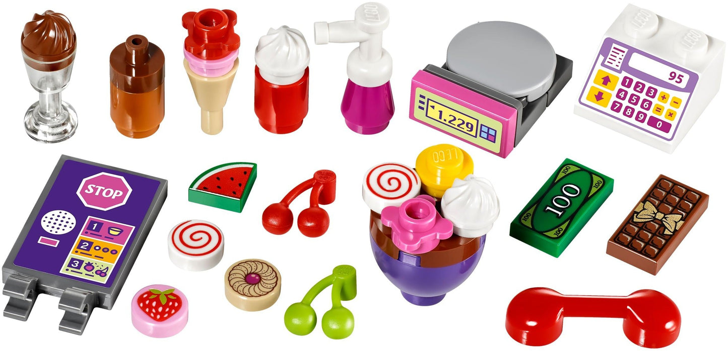 LEGO 41320 Heartlake City Frozen Yogurt Shop with Olivia & Julian