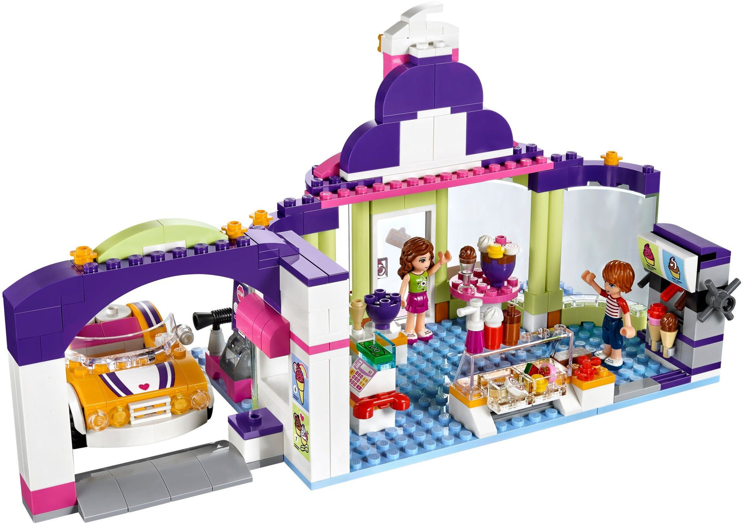 LEGO 41320 Heartlake City Frozen Yogurt Shop with Olivia & Julian