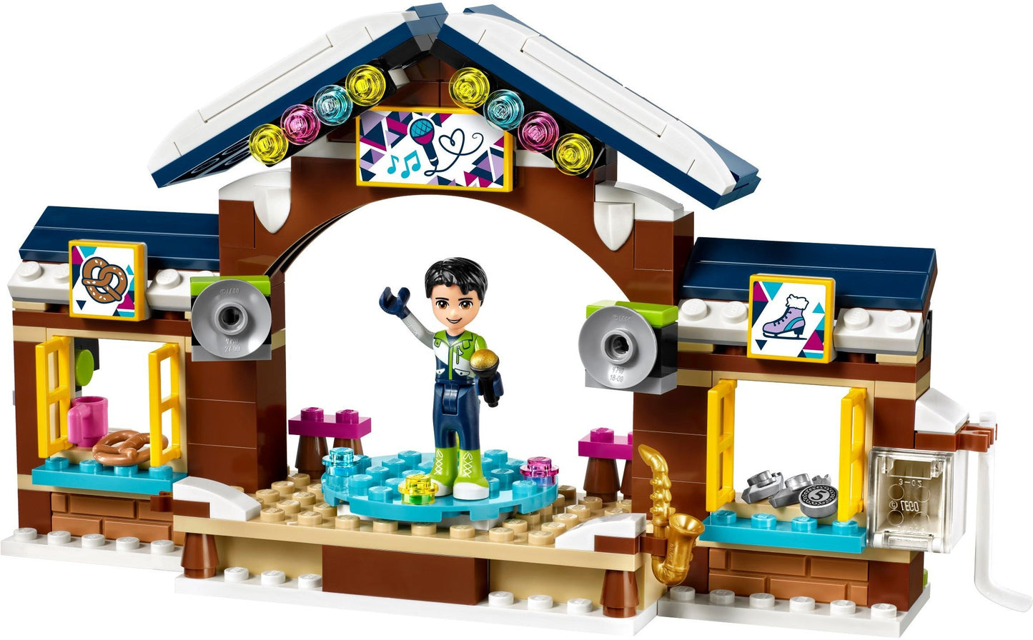 LEGO 41322 Friends Snow Resort Ice Rink with Lodge
