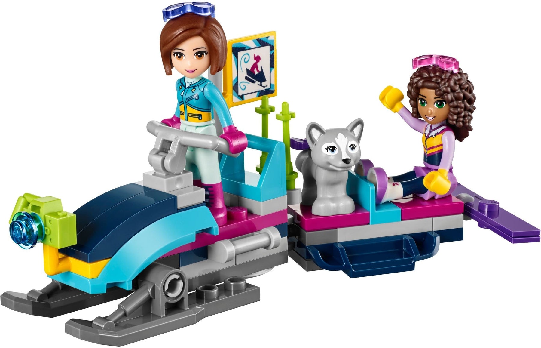 LEGO 41323 Snow Resort Chalet with Hot Tub & Snowmobile - SuperSaverAU - view 2