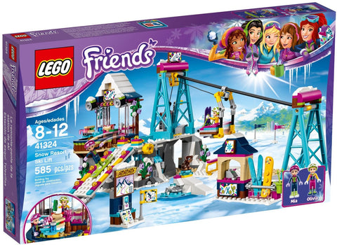 LEGO 41324 Friends Snow Resort Ski Lift with Mia & Olivia - SuperSaverAU - view 1