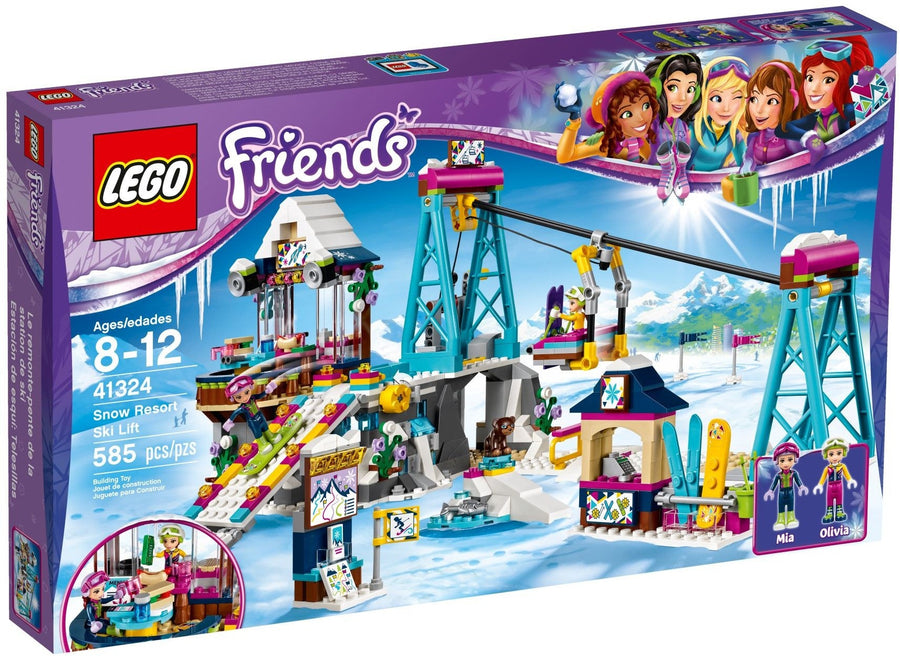 LEGO 41324 Friends Snow Resort Ski Lift with Mia & Olivia - SuperSaverAU - view 1