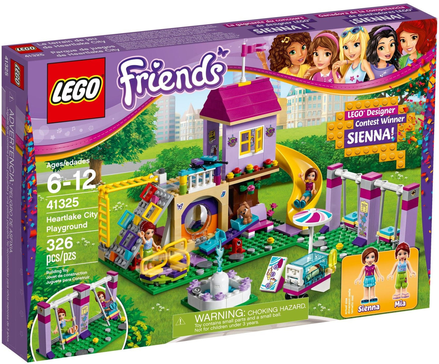 LEGO 41325 Heartlake City Playground: Treehouse, Swings & Slides