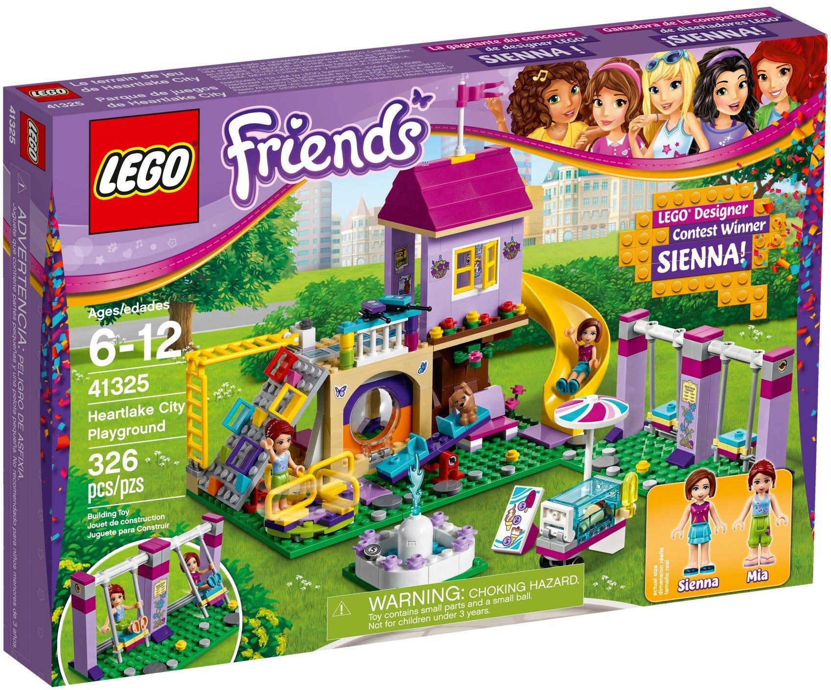 LEGO 41325 Heartlake City Playground: Treehouse, Swings & Slides - SuperSaverAU - view 1
